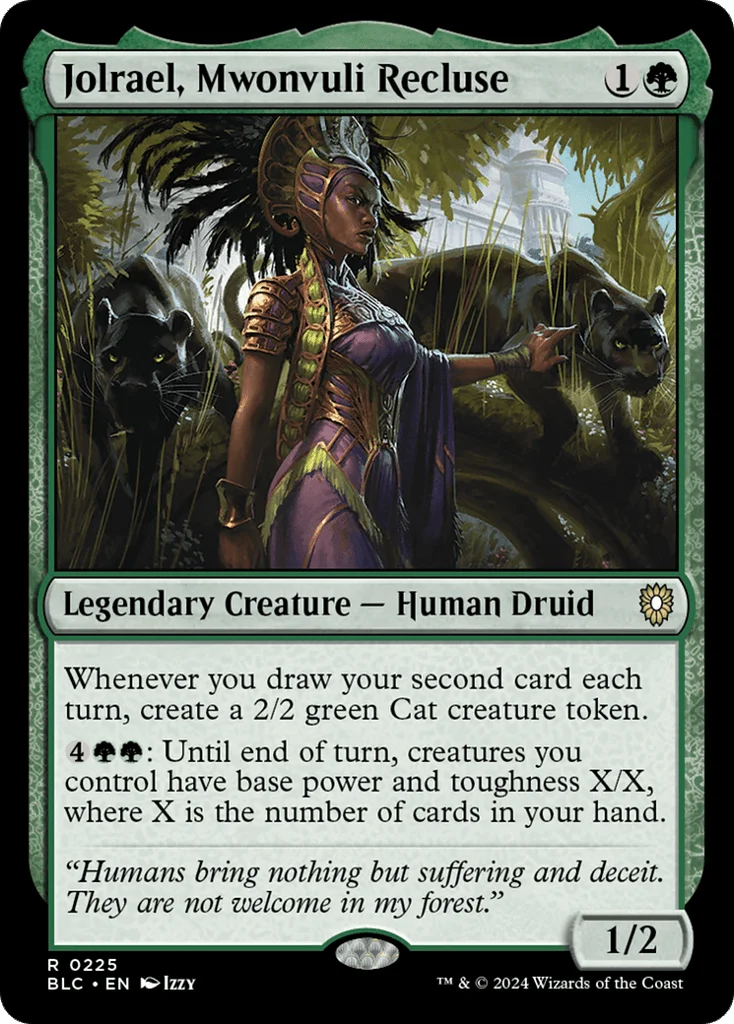 Jolrael, Mwonvuli Recluse · Bloomburrow Commander