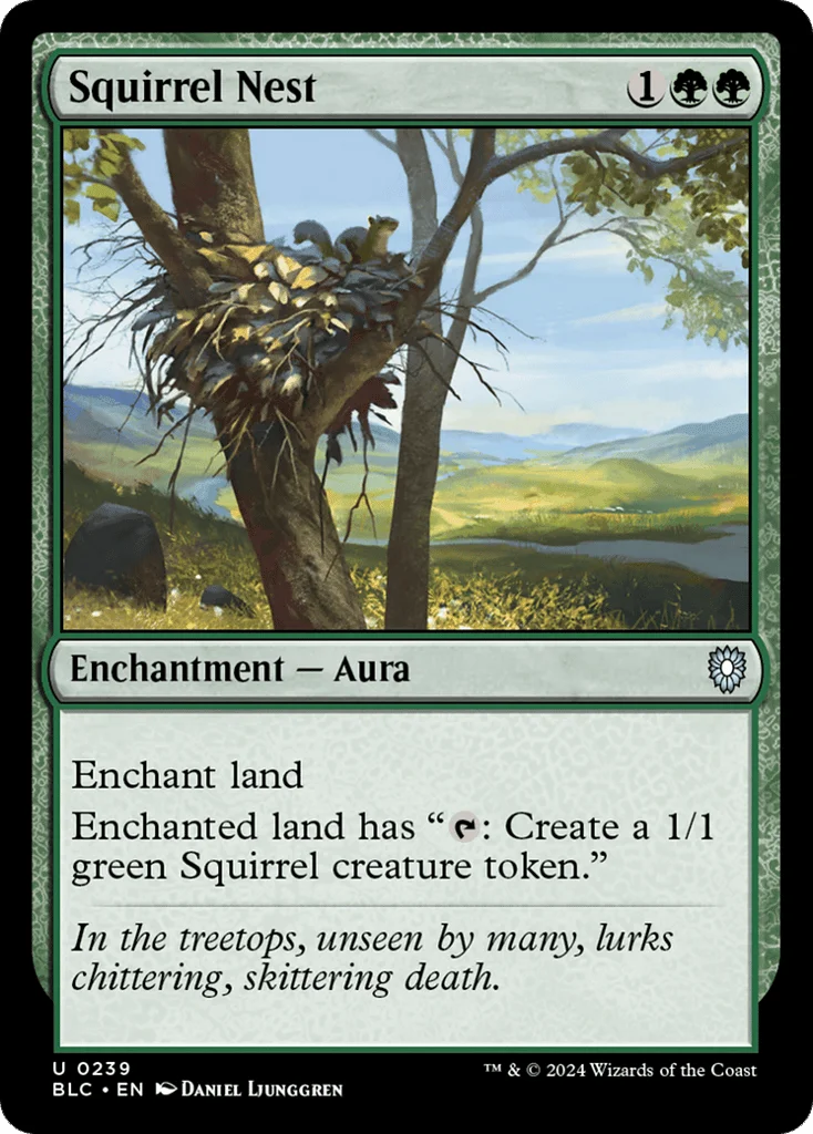 Squirrel Nest · Bloomburrow Commander