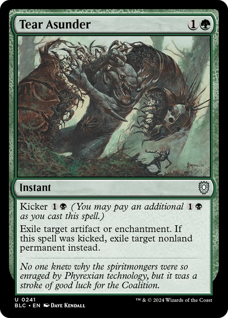 Tear Asunder · Bloomburrow Commander
