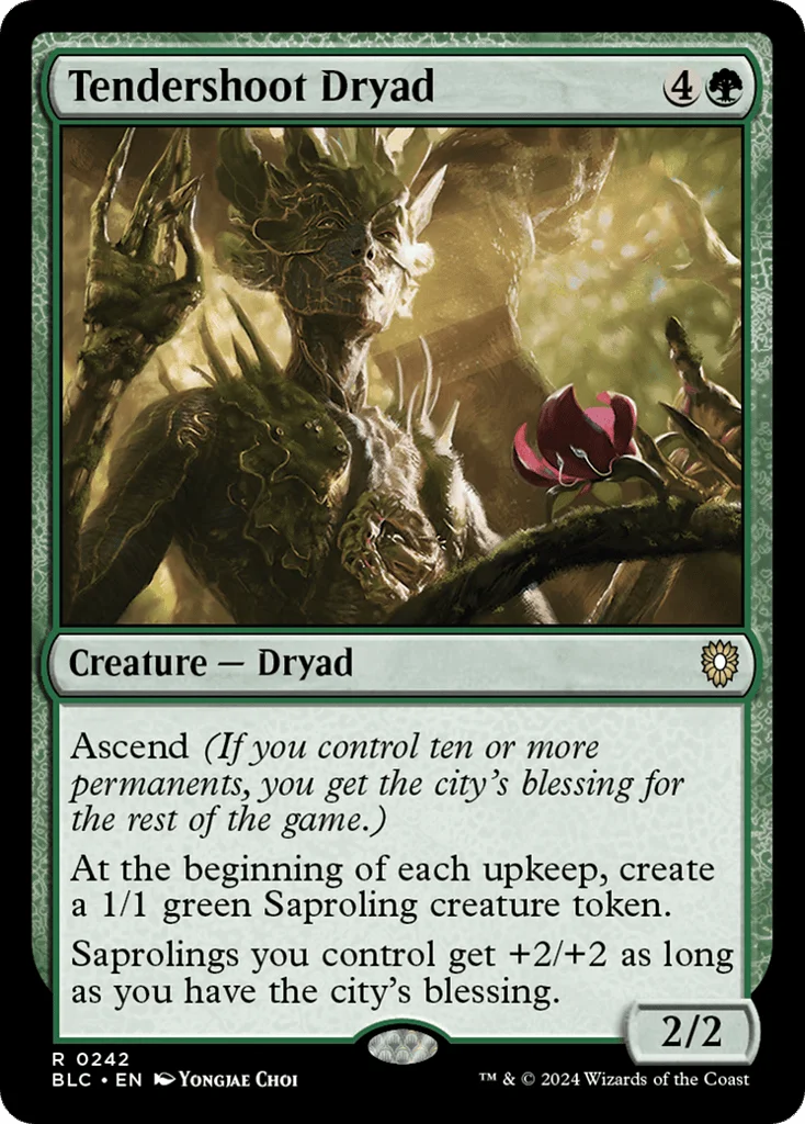 Tendershoot Dryad · Bloomburrow Commander