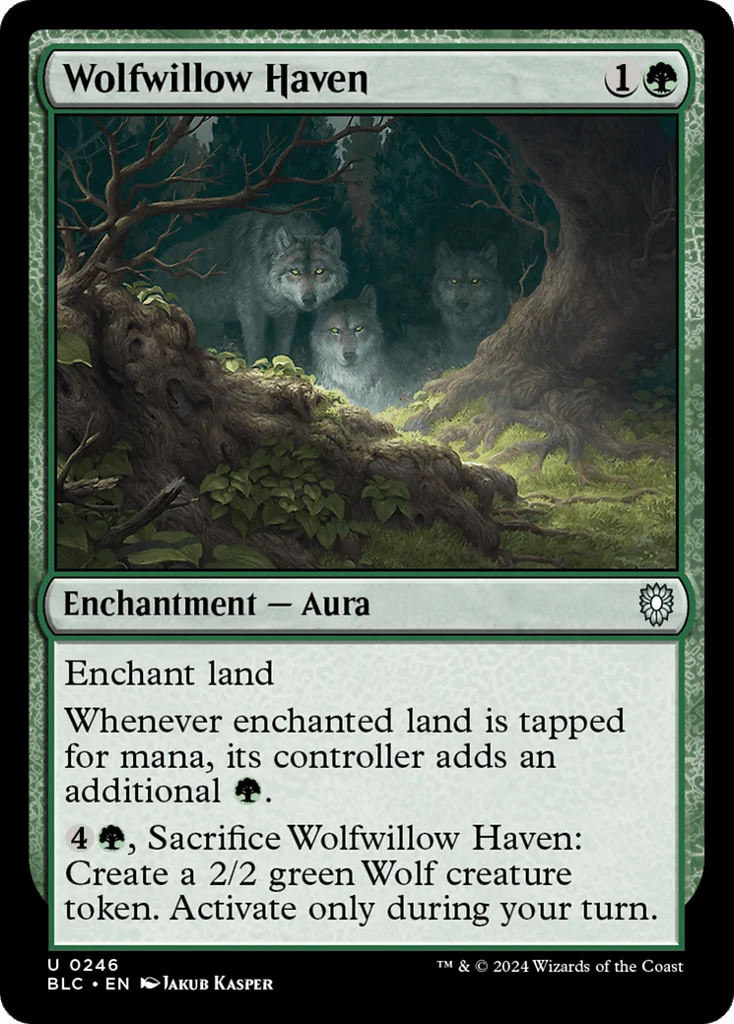 Wolfwillow Haven · Bloomburrow Commander
