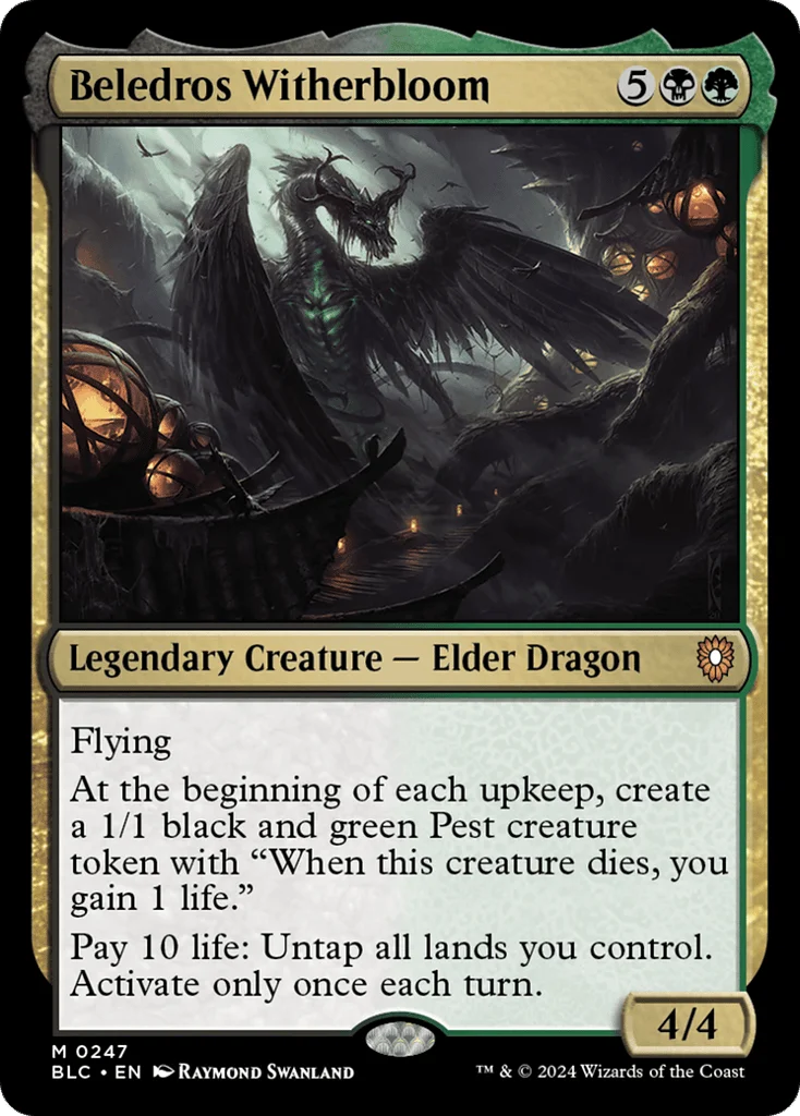Beledros Witherbloom · Bloomburrow Commander