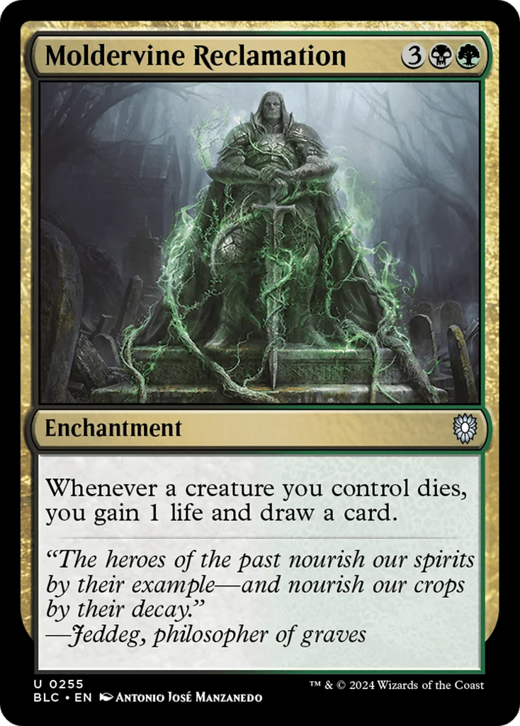 Moldervine Reclamation · Bloomburrow Commander