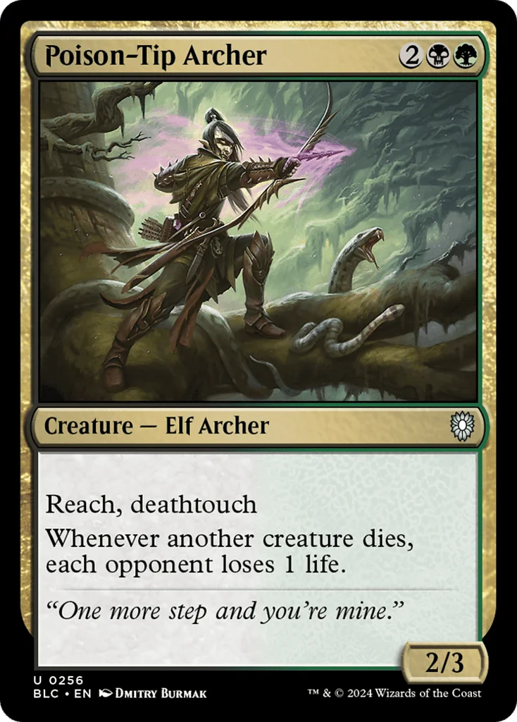 Poison-Tip Archer · Bloomburrow Commander