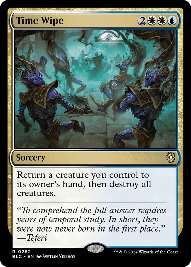 Time Wipe · Bloomburrow Commander
