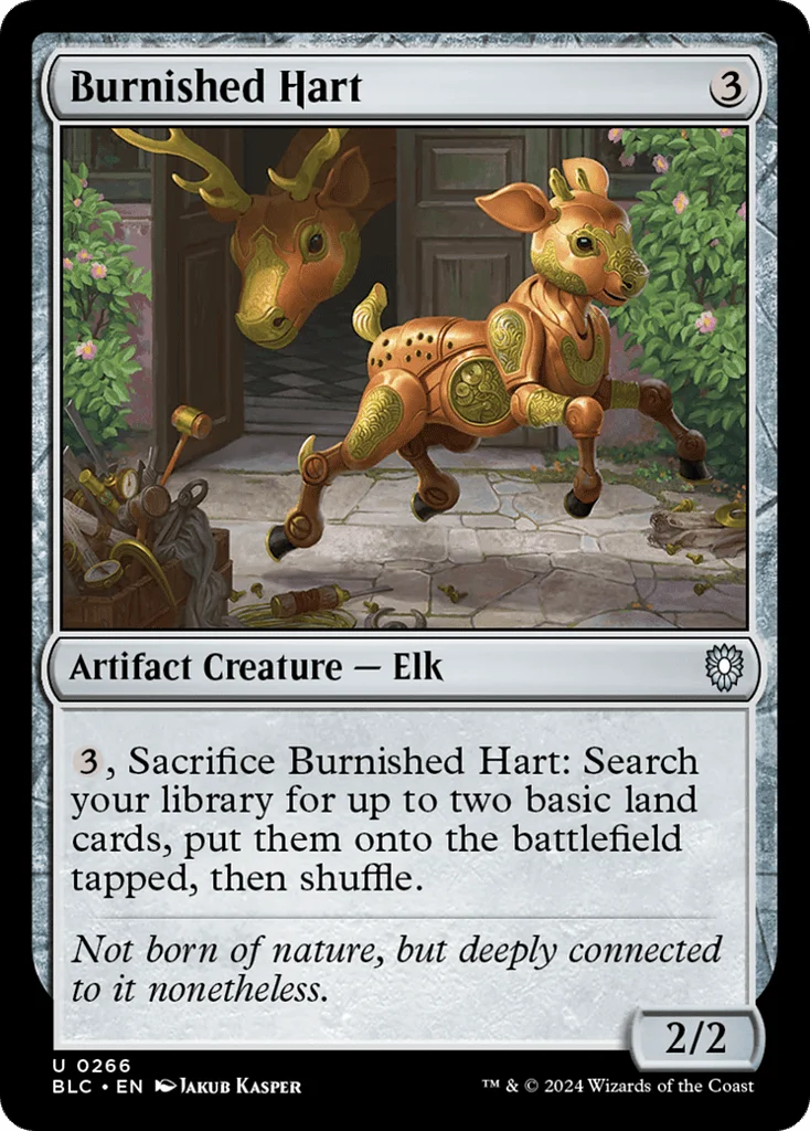 Burnished Hart · Bloomburrow Commander