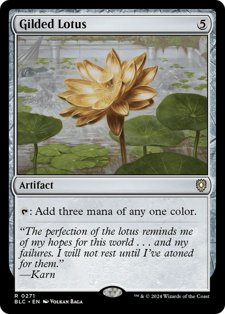 Gilded Lotus · Bloomburrow Commander