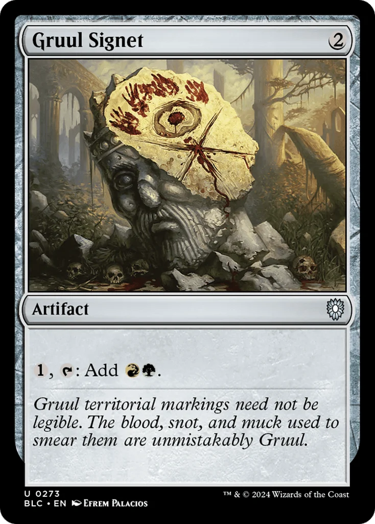 Gruul Signet · Bloomburrow Commander