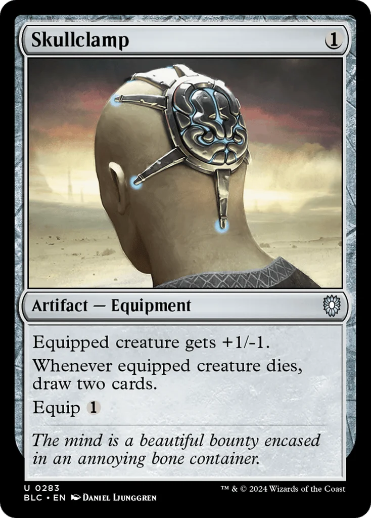 Skullclamp · Bloomburrow Commander
