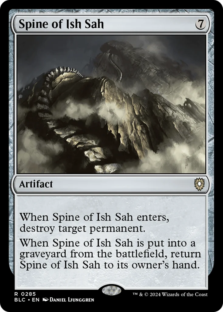 Spine of Ish Sah · Bloomburrow Commander