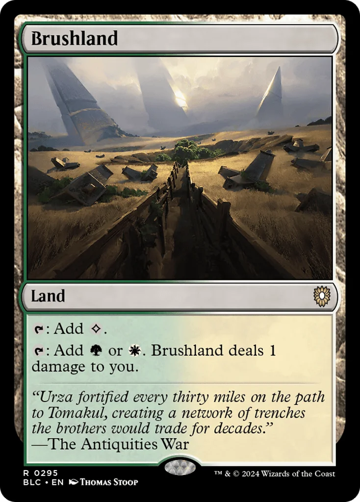 Brushland · Bloomburrow Commander