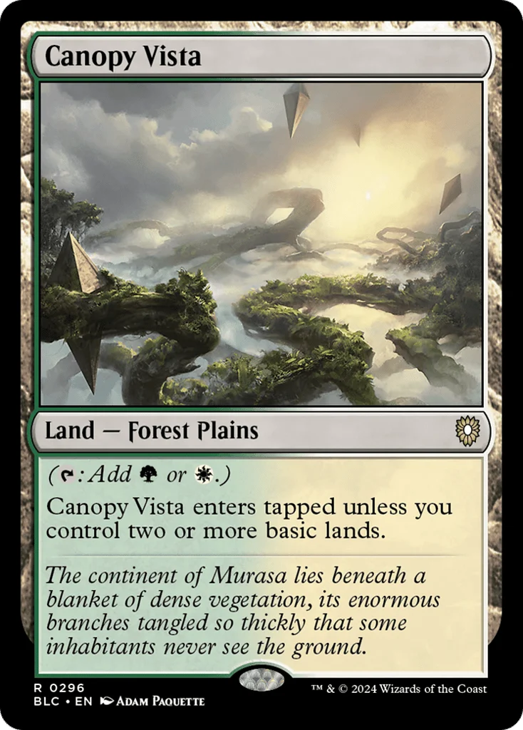 Canopy Vista · Bloomburrow Commander
