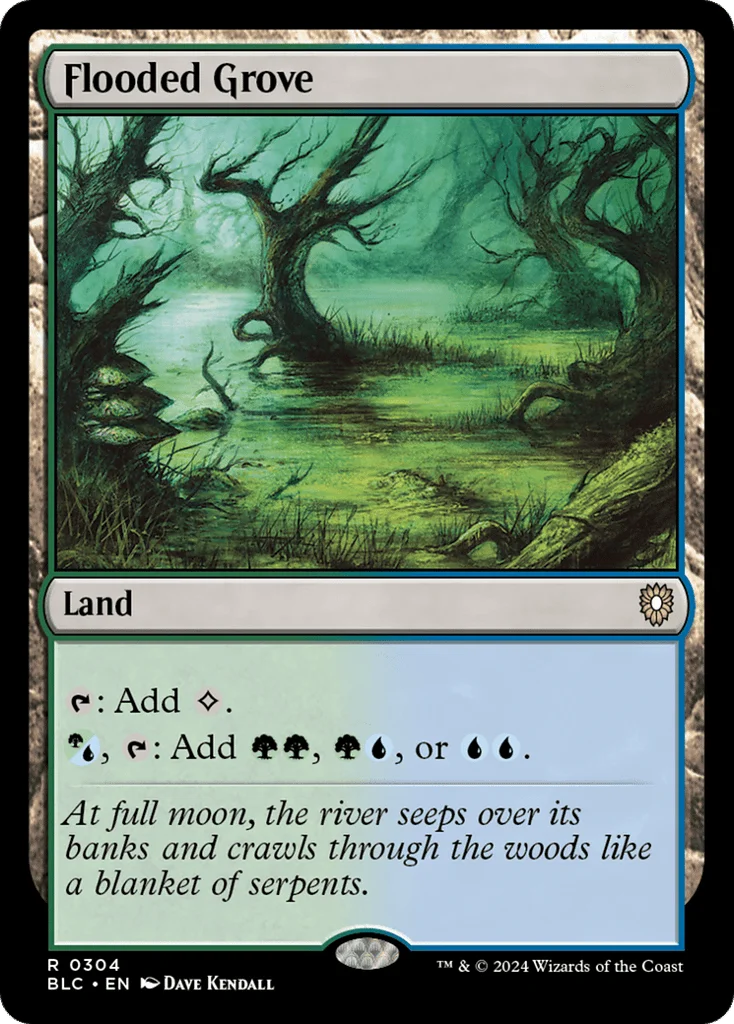 Flooded Grove · Bloomburrow Commander