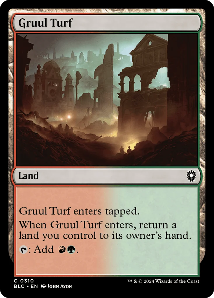 Gruul Turf · Bloomburrow Commander
