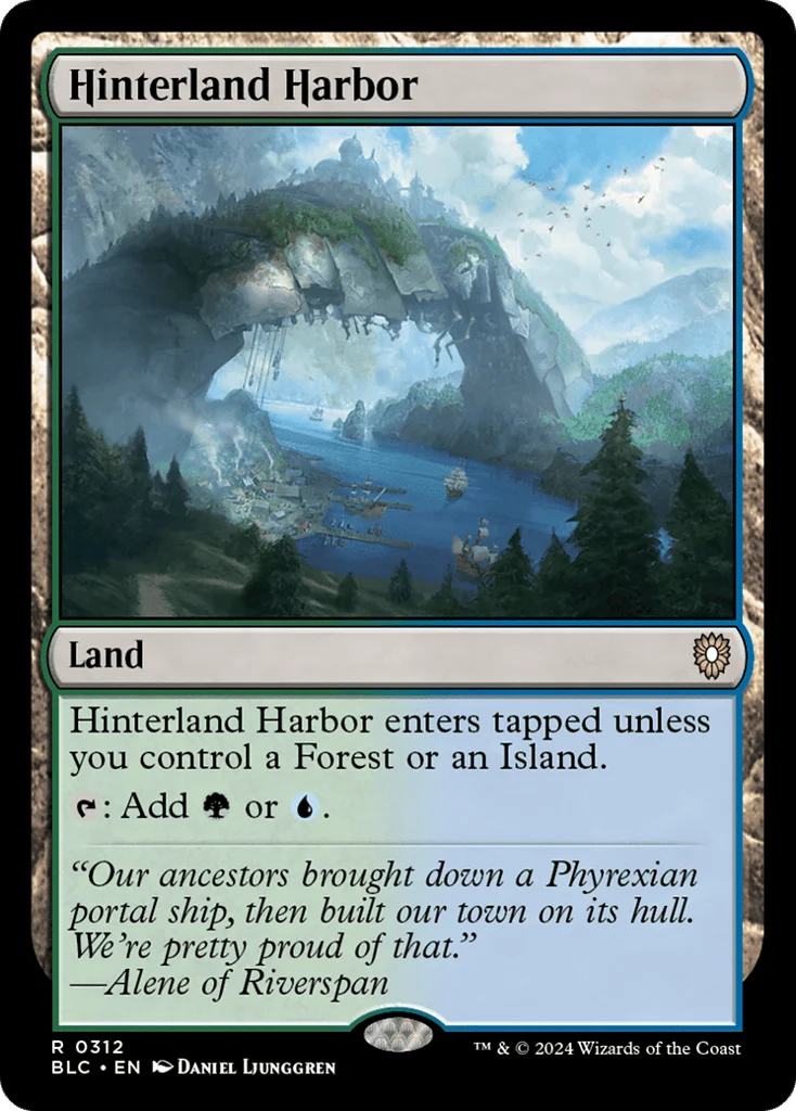Hinterland Harbor · Bloomburrow Commander