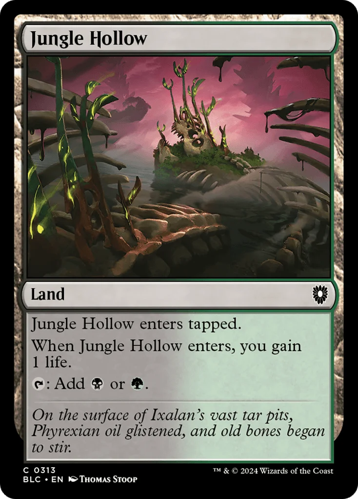 Jungle Hollow · Bloomburrow Commander