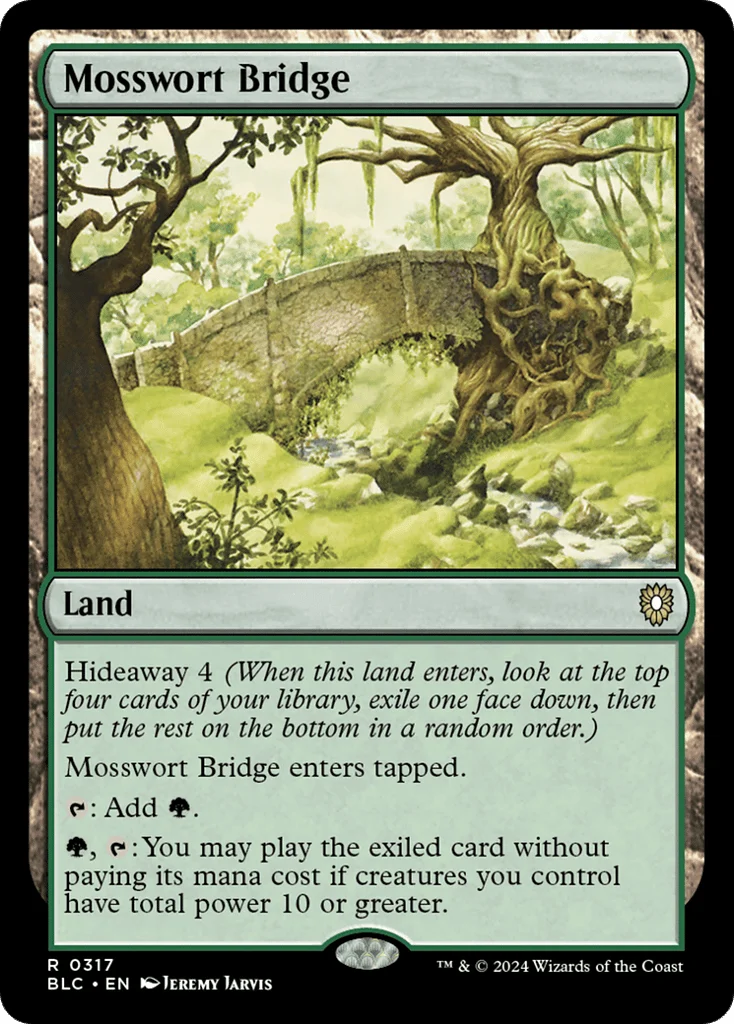 Mosswort Bridge · Bloomburrow Commander