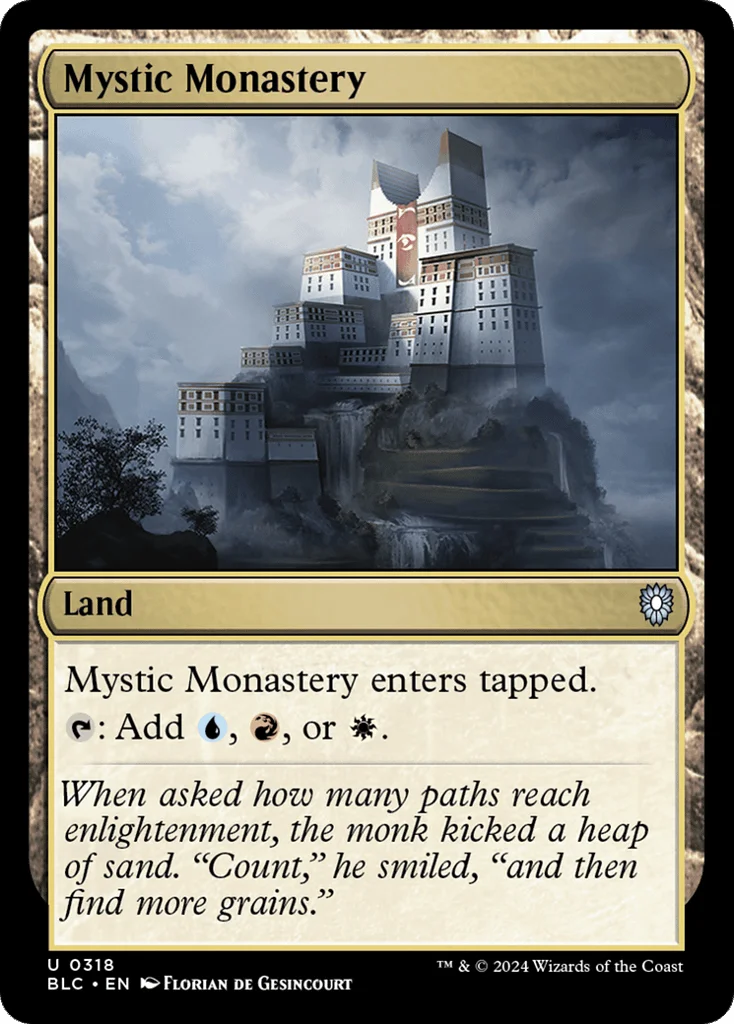 Mystic Monastery · Bloomburrow Commander