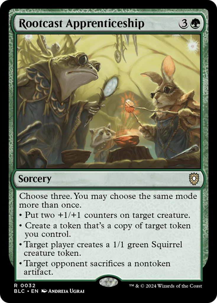 Rootcast Apprenticeship · Bloomburrow Commander