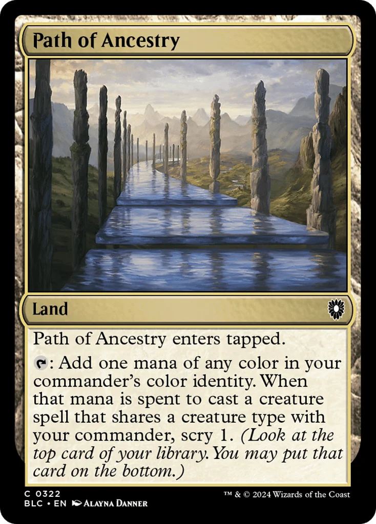Path of Ancestry · Bloomburrow Commander