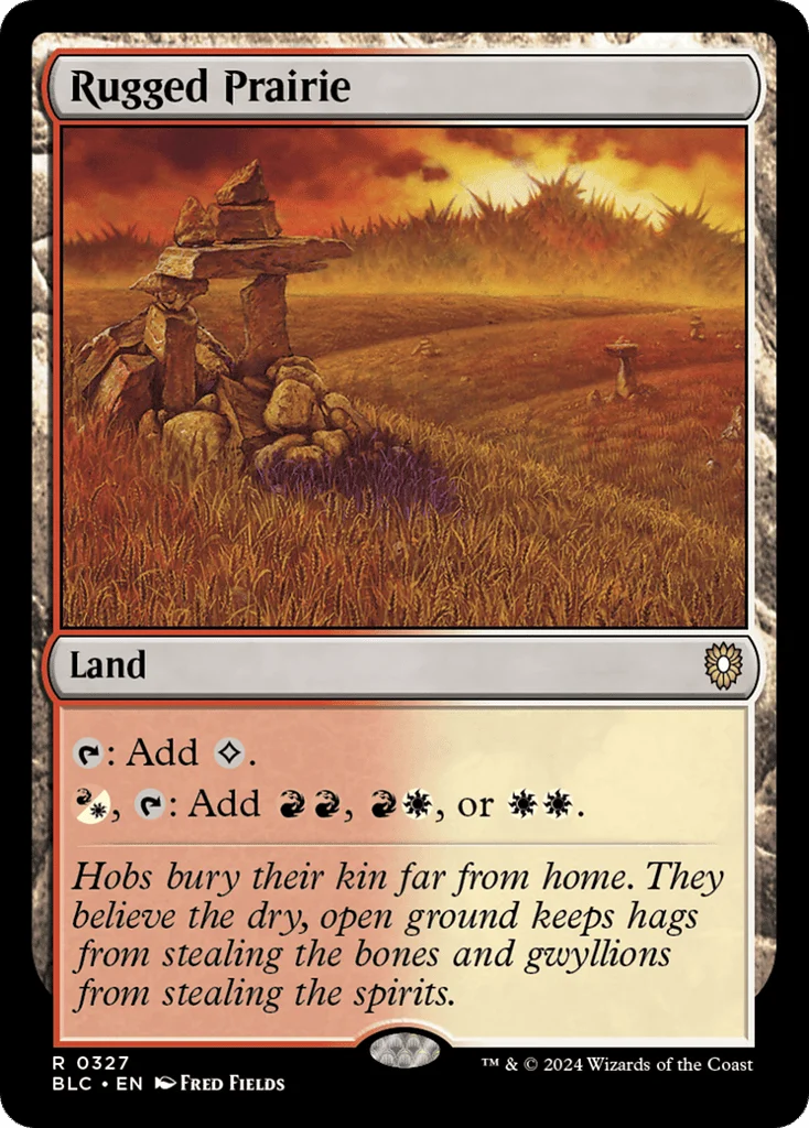 Rugged Prairie · Bloomburrow Commander