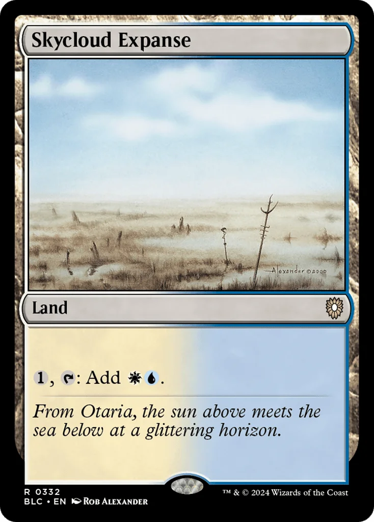 Skycloud Expanse · Bloomburrow Commander