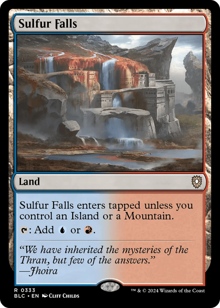Sulfur Falls · Bloomburrow Commander