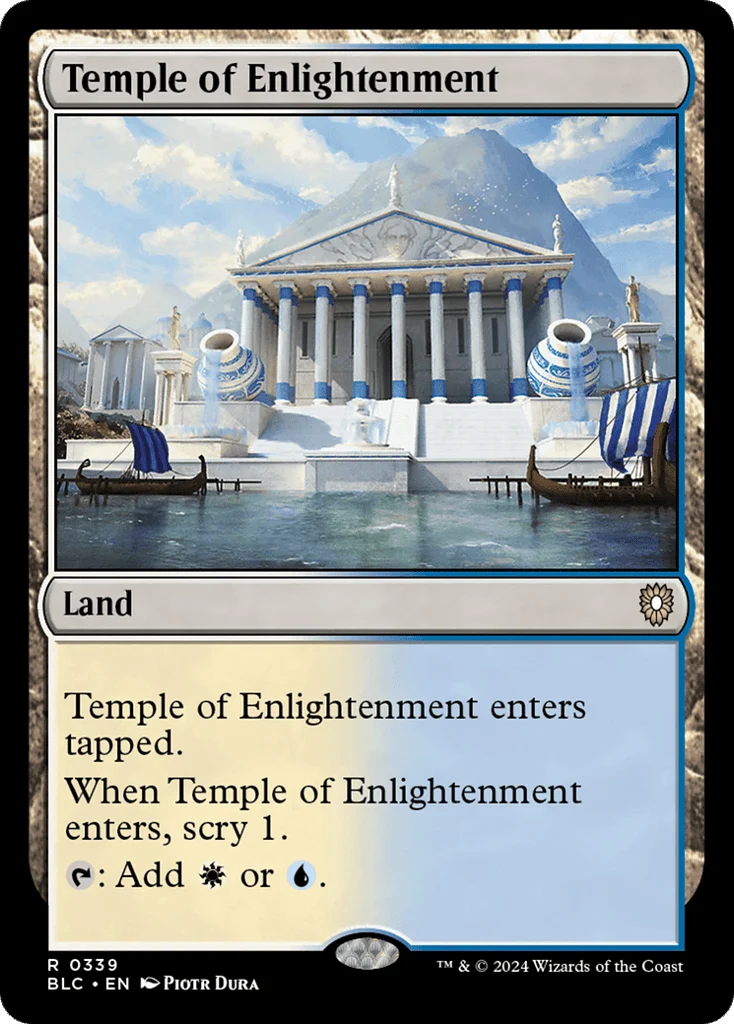 Temple of Enlightenment · Bloomburrow Commander