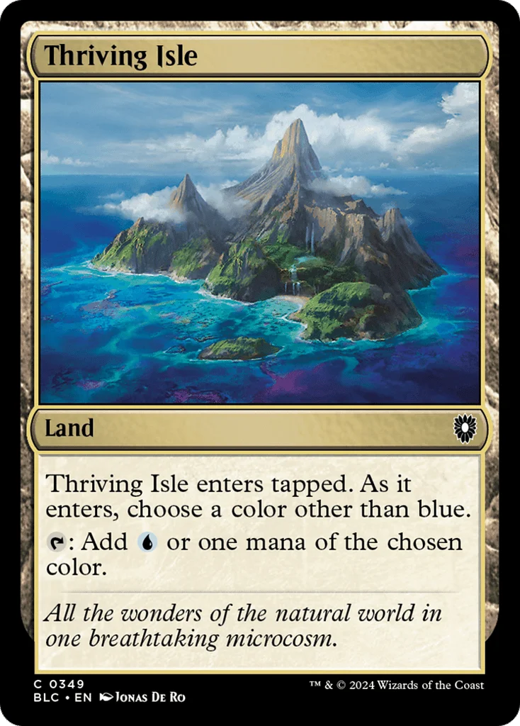 Thriving Isle · Bloomburrow Commander