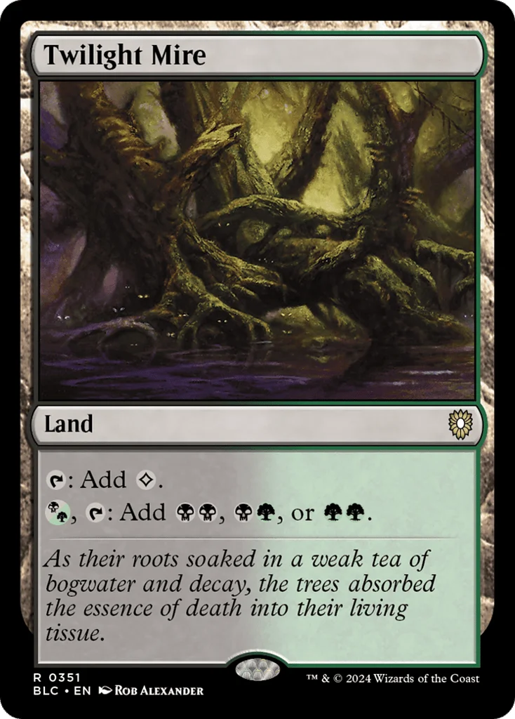 Twilight Mire · Bloomburrow Commander