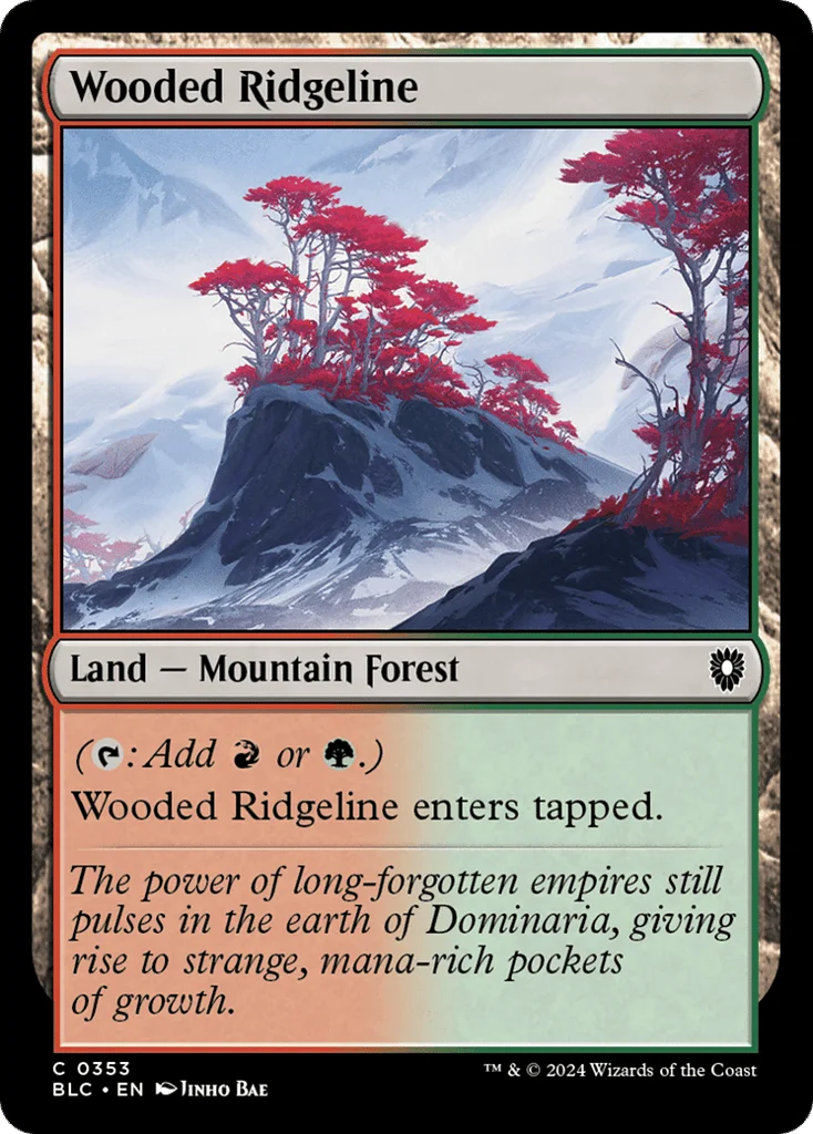 Wooded Ridgeline · Bloomburrow Commander