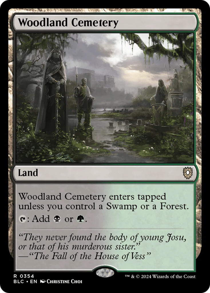 Woodland Cemetery · Bloomburrow Commander
