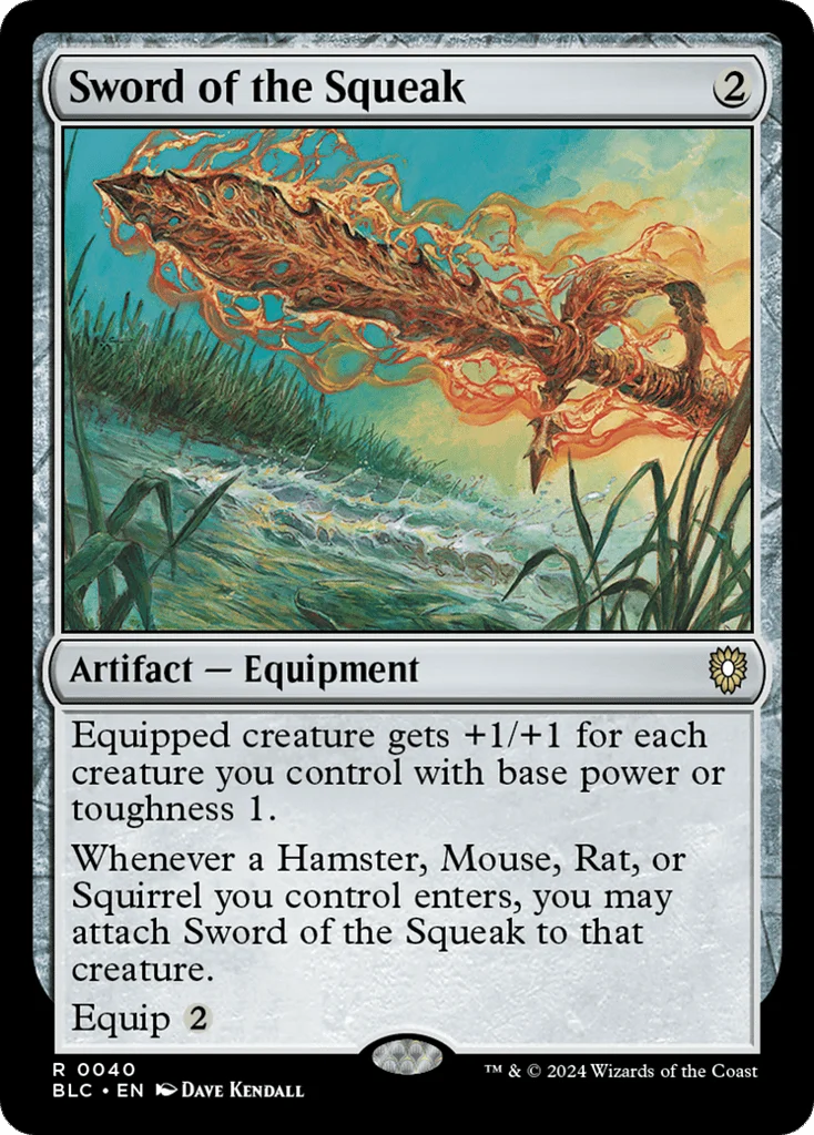 Sword of the Squeak · Bloomburrow Commander