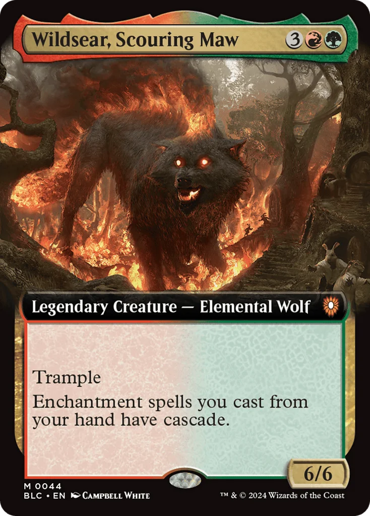 Wildsear, Scouring Maw · Bloomburrow Commander