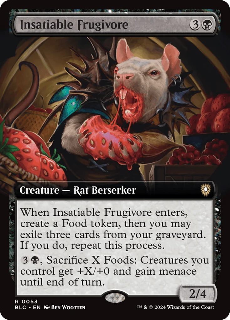 Insatiable Frugivore · Bloomburrow Commander