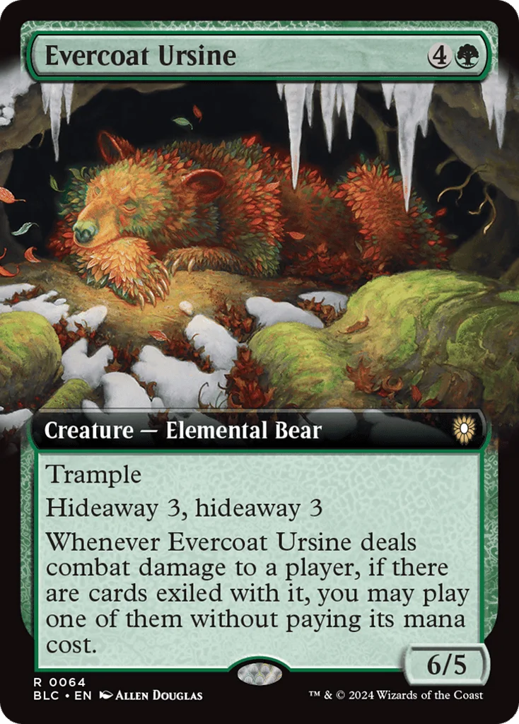 Evercoat Ursine · Bloomburrow Commander