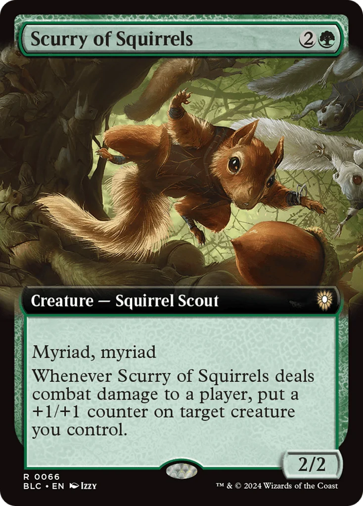 Scurry of Squirrels · Bloomburrow Commander