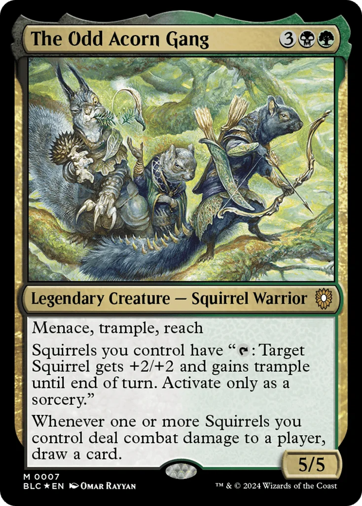The Odd Acorn Gang · Bloomburrow Commander