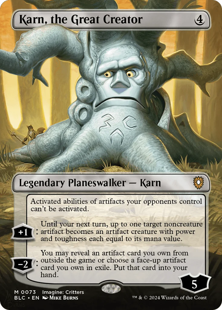 Karn, the Great Creator · Bloomburrow Commander