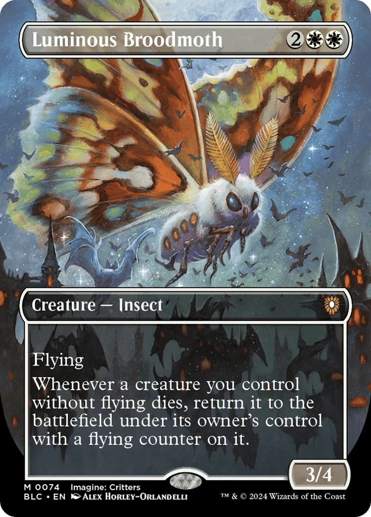 Luminous Broodmoth · Bloomburrow Commander