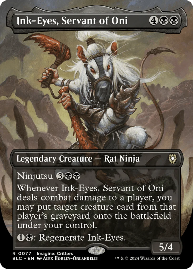 Ink-Eyes, Servant of Oni · Bloomburrow Commander