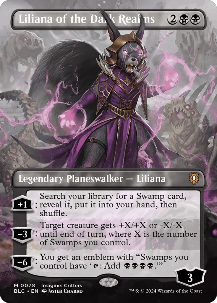 Liliana of the Dark Realms · Bloomburrow Commander
