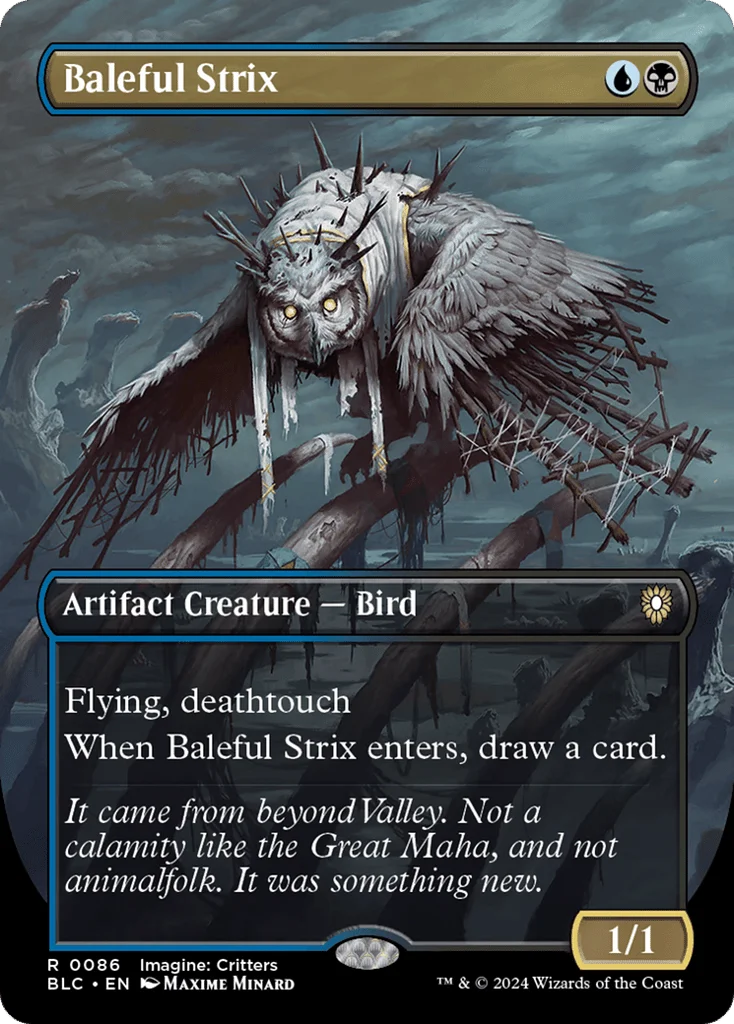 Baleful Strix · Bloomburrow Commander