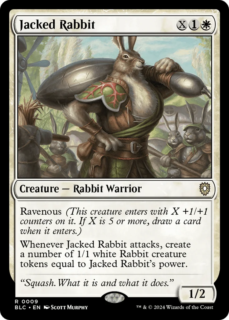 Jacked Rabbit · Bloomburrow Commander