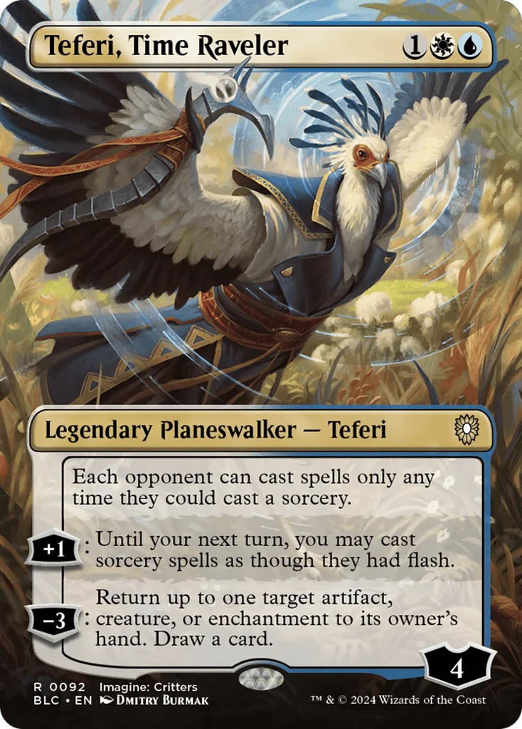 Teferi, Time Raveler · Bloomburrow Commander