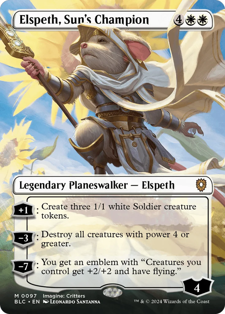 Elspeth, Sun's Champion · Bloomburrow Commander