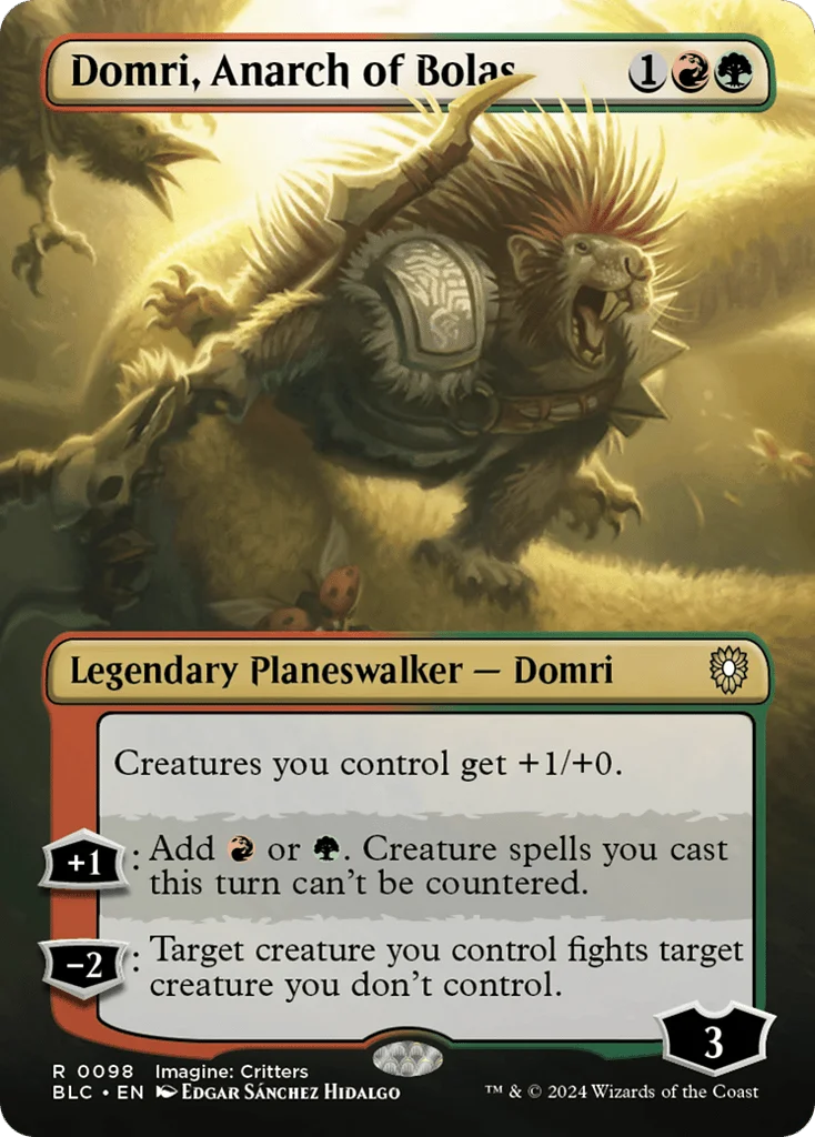 Domri, Anarch of Bolas · Bloomburrow Commander