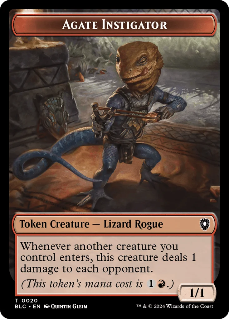 Agate Instigator · Bloomburrow Commander