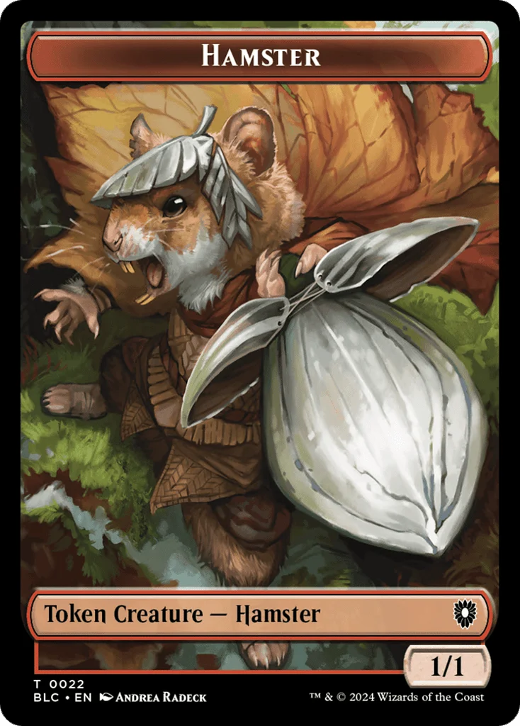 Hamster · Bloomburrow Commander