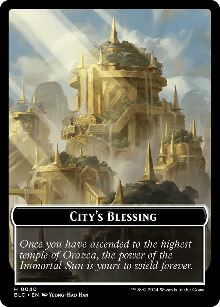 City's Blessing · Bloomburrow Commander